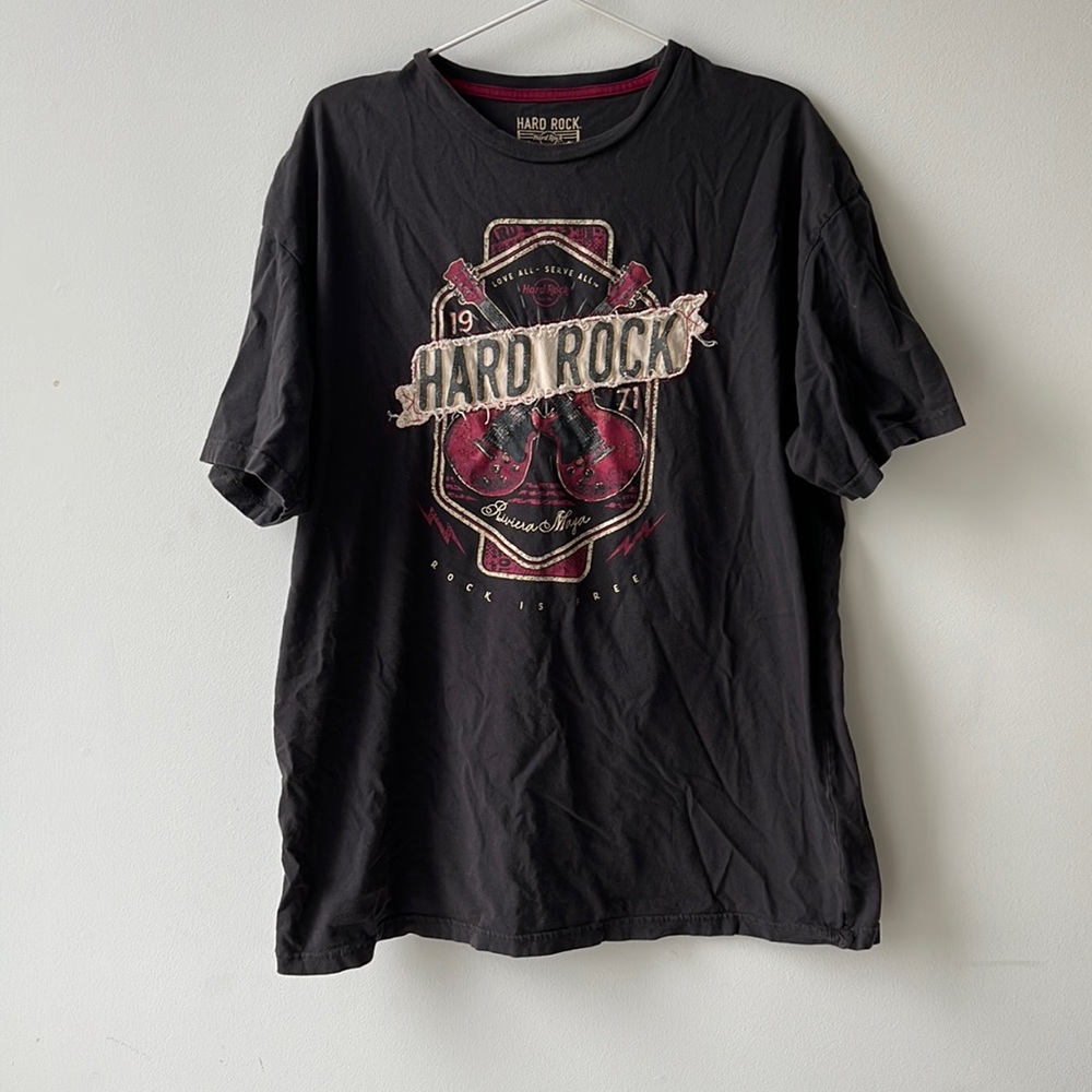 Men’s dark grey Riviera Maya Hard Rock Cafe Shirt size XL